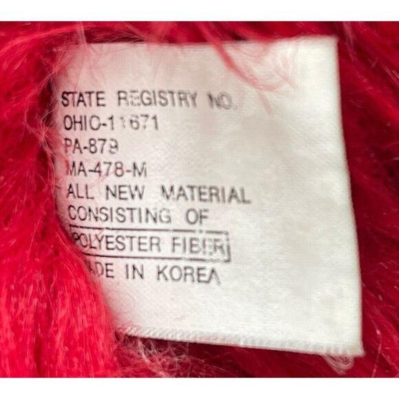 Vintage Yangjee RAZ Furbles Red Plush Monster Hand Puppet 1980's Stuffed Animal - Picture 10 of 16